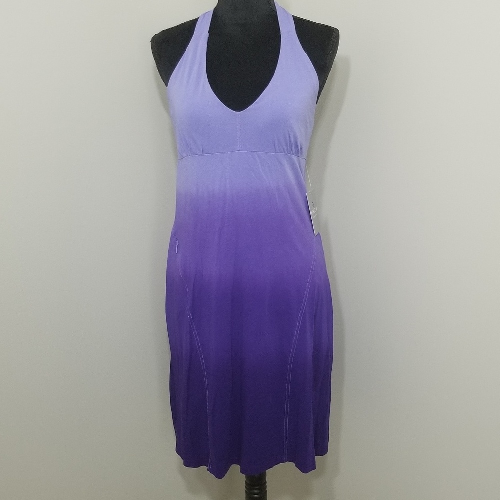 NWT Athleta Pansy Ombre Hali Halter SZ M
